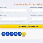 random lottery numbers generator